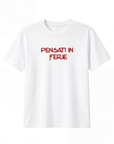 T-shirt “Pensati in ferie” 100% cotone