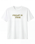 T-shirt “Pensati in ferie” 100% cotone