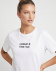 T-shirt “Cocktail di fatti tuoi” 100% cotone