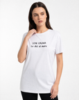 T-shirt “Stai calma lo dici al mare” 100% cotone