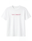 T-shirt “Hai 5 minuti?” 100% cotone