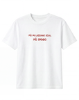 T-shirt “Più mi lasciano sola, più spendo” 100% cotone