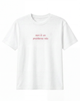 T-shirt “Non è un problema mio” 100% cotone