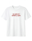 T-shirt “Che lavoro fai? Sopporto la gente” 100% cotone
