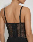 Corsetto in Pizzo con Coppe Strutturate