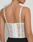 Corsetto in Pizzo con Coppe Strutturate