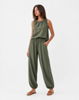 Completo Blusa e Pantaloni con Applicazioni