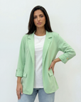 Blazer Donna Manica 3/4 con Risvolto
