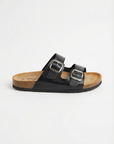 Ciabatta doppia fascia con fibbie regolabili