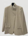 Blazer strutturato con chiusura asimmetrica