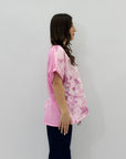 Maglia in cotone ampia con stampa