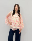 Camicia ampia floreale
