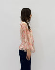 Camicia ampia floreale