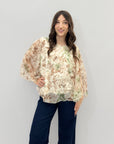 Camicia ampia floreale