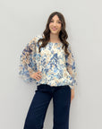 Camicia ampia floreale