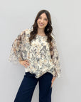 Camicia ampia floreale