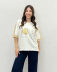 Maglia ampia con scritta love