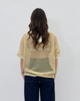 Maglia ampia con cuore paillettes