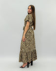 Abito lungo animalier
