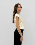 Maglia con perle