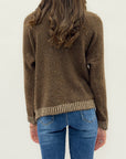 Maglione morbido in misto lana