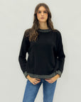 Maglione morbido in misto lana