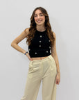 Maglia con gioiello