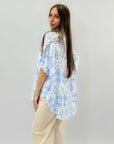Camicia over con fantasia