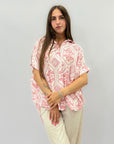 Camicia over con fantasia