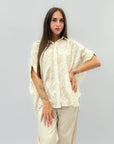 Camicia over con fantasia