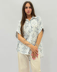 Camicia over con fantasia