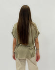 T-shirt con righe taglia comoda