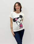 T-shirt con stampa topolino