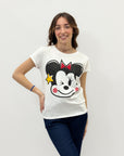 T-shirt con stampa topolino