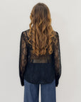 Camicia con pizzo