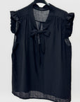 Blusa con fiocco e volant elegante e super femminile