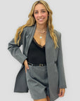 Completo donna blazer e pantaloncino