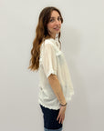 T-shirt taglia comoda in cotone