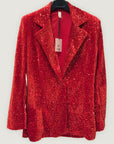 Blazer in velluto con paillettes – Eleganza luminosa per le tue serate