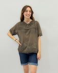 T-shirt taglia comoda in cotone
