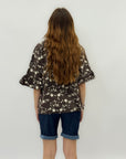 Maglia in pizzo sangallo con ricami