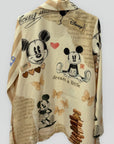 Blazer fantasia artistica con stampa grafica