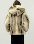 Giacca pelliccia premium con cappuccio - Siberia