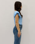 Maglia con maniche volant