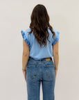 Maglia con maniche volant