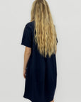 Abito fluido basic oversize comodo e versatile