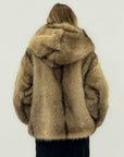 Giacca pelliccia premium con cappuccio - Siberia