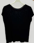 Maglia Donna a Costine con Manica Corta