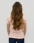 T-shirt Donna Ricamata Effetto Sangallo