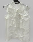 Blusa Donna con Fiocco e Rouches